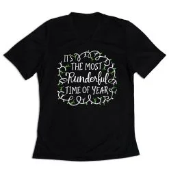 Women's Short Sleeve Tech Tee - Runderful Time Of Year 14 Women's Short Sleeve Tech Tee - Runderful Time Of Year -goneforarun Sales 2023 tr 43608 BLACK MAIN