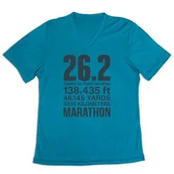 Women's Short Sleeve Tech Tee - 26.2 Math Miles 12 Women's Short Sleeve Tech Tee - 26.2 Math Miles -goneforarun Sales 2023 tr 43611 LIGHTBLUE MAIN