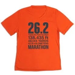 Women's Short Sleeve Tech Tee - 26.2 Math Miles 13 Women's Short Sleeve Tech Tee - 26.2 Math Miles -goneforarun Sales 2023 tr 43611 ORANGE MAIN