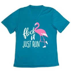 Women's Short Sleeve Tech Tee - Flock It Just Run -goneforarun Sales 2023 tr 43627 LIGHTBLUE MAIN