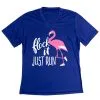 Women's Short Sleeve Tech Tee - Flock It Just Run -goneforarun Sales 2023 tr 43627 ROYAL MAIN