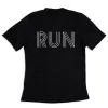 Women's Short Sleeve Tech Tee - Run Lines 1 Women's Short Sleeve Tech Tee - Run Lines -goneforarun Sales 2023 tr 43628 BLACK MAIN