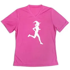 Women's Short Sleeve Tech Tee - Runner Witch -goneforarun Sales 2023 tr 43634 PINK MAIN