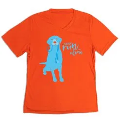 Women's Short Sleeve Tech Tee - Never Run Alone -goneforarun Sales 2023 tr 43640 ORANGE MAIN