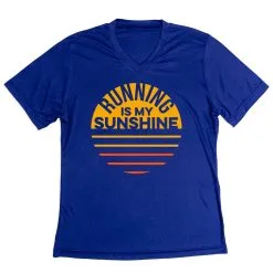 Women's Short Sleeve Tech Tee - Running Is My Sunshine -goneforarun Sales 2023 tr 43644 ROYAL MAIN