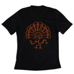 Women's Short Sleeve Tech Tee - Runner Turkey -goneforarun Sales 2023 tr 43647 BLACK MAIN