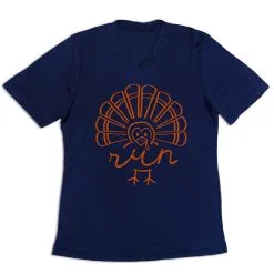 Women's Short Sleeve Tech Tee - Runner Turkey -goneforarun Sales 2023 tr 43647 NAVY MAIN