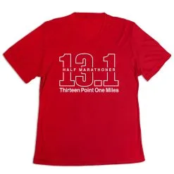 Women's Short Sleeve Tech Tee - Half Marathoner 13.1 Miles -goneforarun Sales 2023 tr 43648 RED MAIN