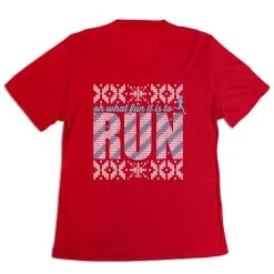 Women's Short Sleeve Tech Tee - Oh What Fun It Is To Run