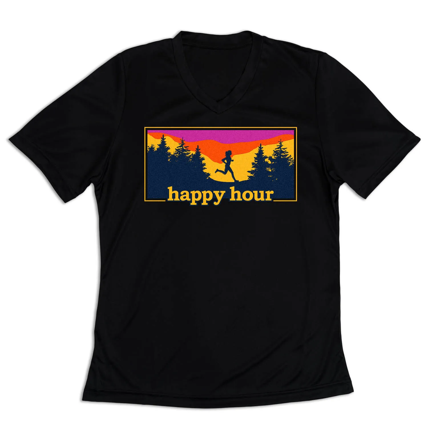 Women's Short Sleeve Tech Tee - Happy Hour 6 Women's Short Sleeve Tech Tee - Happy Hour - Image 4