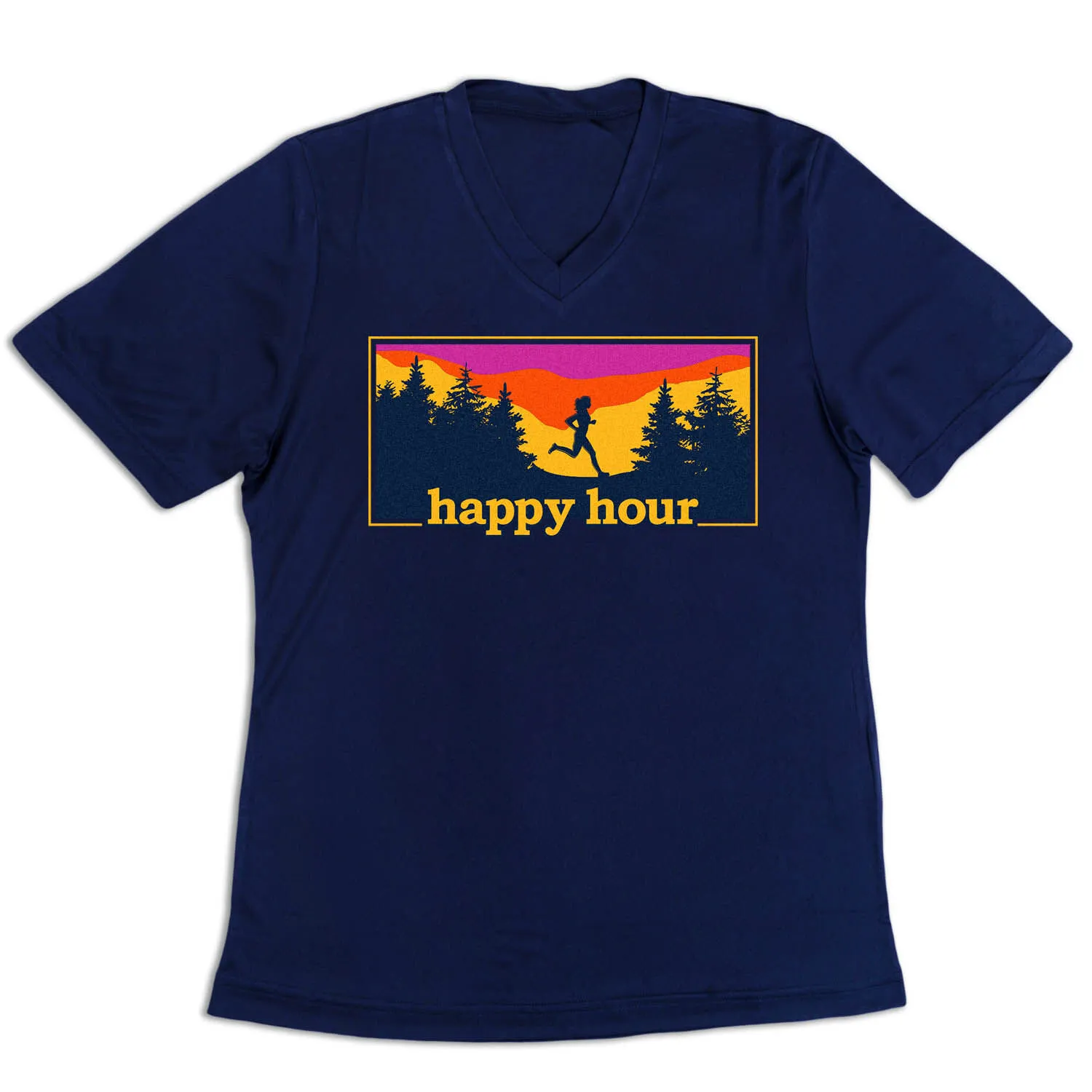 Women's Short Sleeve Tech Tee - Happy Hour 8 Women's Short Sleeve Tech Tee - Happy Hour - Image 6