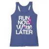 Women's Everyday Tank Top - Run Now Wine Later (Bold) 2 Women's Everyday Tank Top - Run Now Wine Later (Bold) -goneforarun Sales 2023 tr 43687 ROYAL MAIN