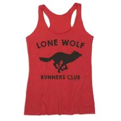 Women's Everyday Tank Top - Run Club Lone Wolf 16 Women's Everyday Tank Top - Run Club Lone Wolf -goneforarun Sales 2023 tr 43696 RED MAIN