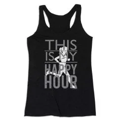 Women's Everyday Tank Top - This Is My Happy Hour 13 Women's Everyday Tank Top - This Is My Happy Hour -goneforarun Sales 2023 tr 43697 BLACK MAIN