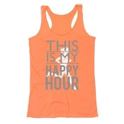 Women's Everyday Tank Top - This Is My Happy Hour 15 Women's Everyday Tank Top - This Is My Happy Hour -goneforarun Sales 2023 tr 43697 PEACH MAIN
