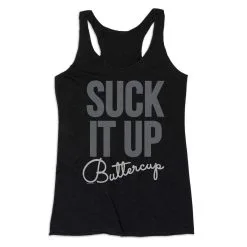 Women's Everyday Tank Top - Suck It Up Buttercup -goneforarun Sales 2023 tr 43705 BLACK MAIN