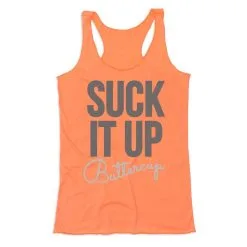 Women's Everyday Tank Top - Suck It Up Buttercup -goneforarun Sales 2023 tr 43705 PEACH MAIN