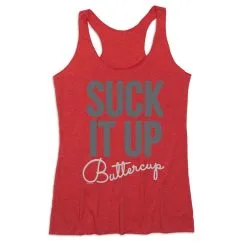 Women's Everyday Tank Top - Suck It Up Buttercup -goneforarun Sales 2023 tr 43705 RED MAIN
