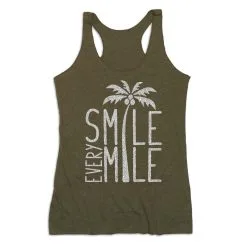 Women's Everyday Tank Top - Smile Every Mile -goneforarun Sales 2023 tr 43712 OLIVE MAIN