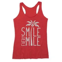 Women's Everyday Tank Top - Smile Every Mile -goneforarun Sales 2023 tr 43712 RED MAIN