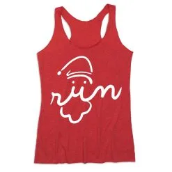 Women's Everyday Tank Top - Santa Run Face