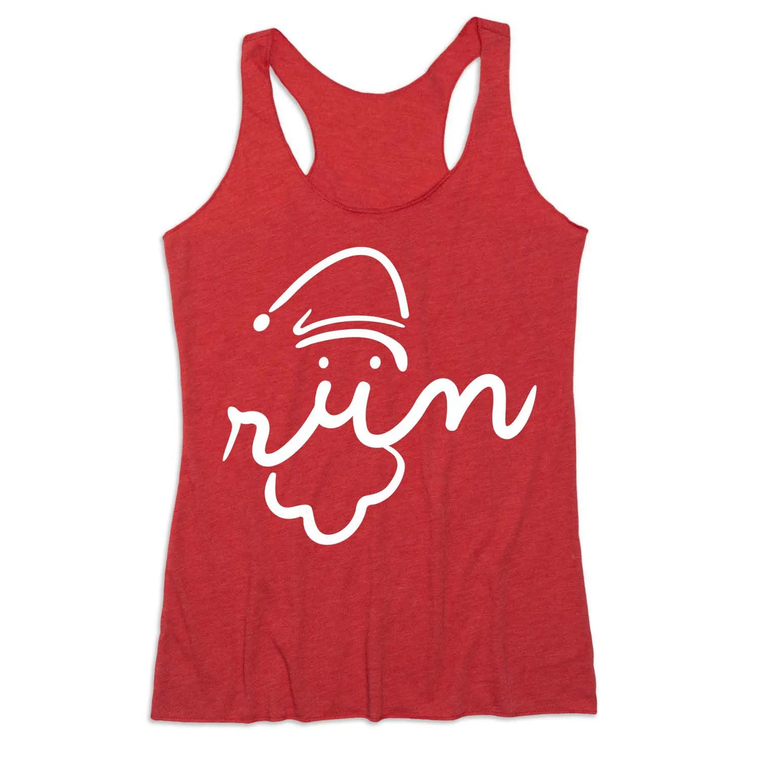 Women's Everyday Tank Top - Santa Run Face 3 Women's Everyday Tank Top - Santa Run Face