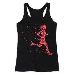 Women's Everyday Tank Top - Heartfelt Runner Girl -goneforarun Sales 2023 tr 43715 BLACK MAIN