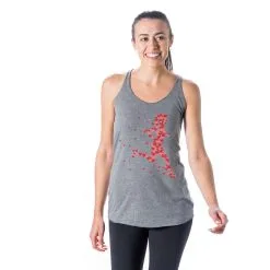 Women's Everyday Tank Top - Heartfelt Runner Girl -goneforarun Sales 2023 tr 43715 GRAY MODEL