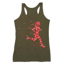 Women's Everyday Tank Top - Heartfelt Runner Girl -goneforarun Sales 2023 tr 43715 OLIVE MAIN