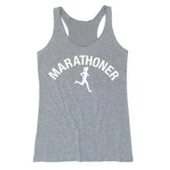 Women's Everyday Tank Top - Marathoner Girl -goneforarun Sales 2023 tr 43717 GRAY MAIN