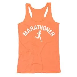 Women's Everyday Tank Top - Marathoner Girl -goneforarun Sales 2023 tr 43717 PEACH MAIN
