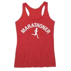 Women's Everyday Tank Top - Marathoner Girl -goneforarun Sales 2023 tr 43717 RED MAIN