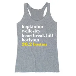 Women's Everyday Tank Top - Run Mantra - Boston -goneforarun Sales 2023 tr 43725 GRAY MAIN