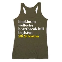 Women's Everyday Tank Top - Run Mantra - Boston -goneforarun Sales 2023 tr 43725 OLIVE MAIN