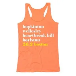 Women's Everyday Tank Top - Run Mantra - Boston -goneforarun Sales 2023 tr 43725 PEACH MAIN