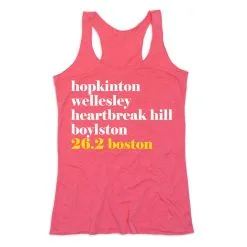 Women's Everyday Tank Top - Run Mantra - Boston -goneforarun Sales 2023 tr 43725 PINK MAIN