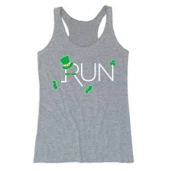 Women's Everyday Tank Top - Let's Run Lucky -goneforarun Sales 2023 tr 43740 GRAY MAIN