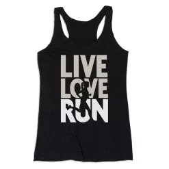 Women's Everyday Tank Top - Live Love Run Silhouette -goneforarun Sales 2023 tr 43742 BLACK MAIN