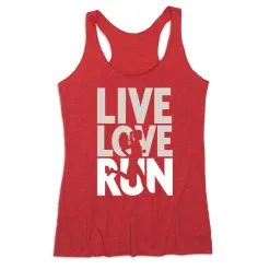 Women's Everyday Tank Top - Live Love Run Silhouette -goneforarun Sales 2023 tr 43742 RED MAIN