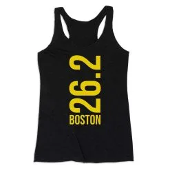 Women's Everyday Tank Top - Boston 26.2 Vertical -goneforarun Sales 2023 tr 43748 BLACK MAIN