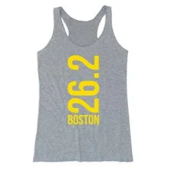 Women's Everyday Tank Top - Boston 26.2 Vertical -goneforarun Sales 2023 tr 43748 GRAY MAIN