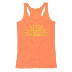 Women's Everyday Tank Top - Live In The RunShine -goneforarun Sales 2023 tr 43756 PEACH MAIN