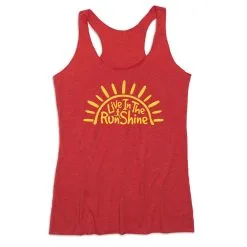 Women's Everyday Tank Top - Live In The RunShine -goneforarun Sales 2023 tr 43756 RED MAIN