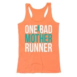 Women's Everyday Tank Top - One Bad Mother Runner (Bold) -goneforarun Sales 2023 tr 43763 PEACH MAIN