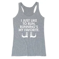 Women's Everyday Tank Top - Running's My Favorite (Simple) -goneforarun Sales 2023 tr 43771 GRAY MAIN