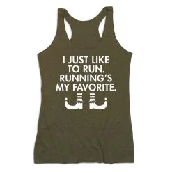 Women's Everyday Tank Top - Running's My Favorite (Simple) -goneforarun Sales 2023 tr 43771 OLIVE MAIN