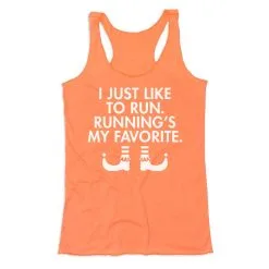 Women's Everyday Tank Top - Running's My Favorite (Simple) -goneforarun Sales 2023 tr 43771 PEACH MAIN