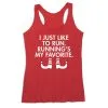 Women's Everyday Tank Top - Running's My Favorite (Simple)