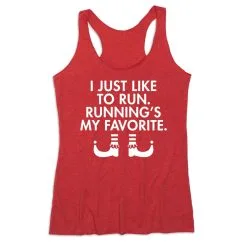 Women's Everyday Tank Top - Running's My Favorite (Simple)
