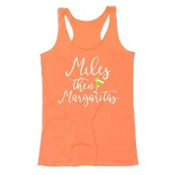 Women's Everyday Tank Top - Miles Then Margaritas -goneforarun Sales 2023 tr 43775 PEACH MAIN